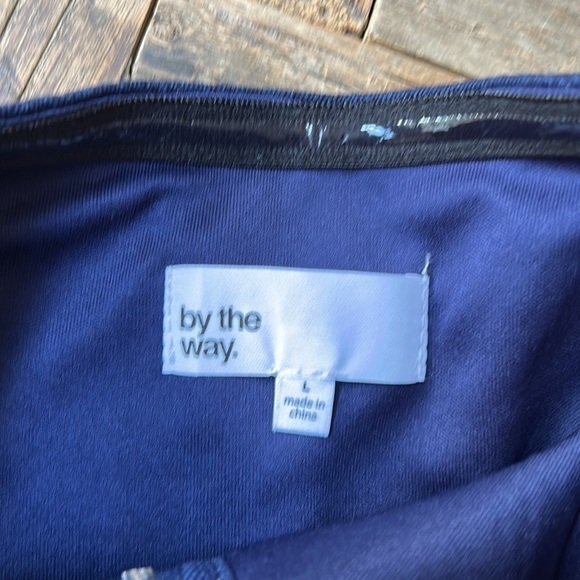 By The Way Dark Denim Strapless Mini Dress Revolve Large - Picture 6 of 13